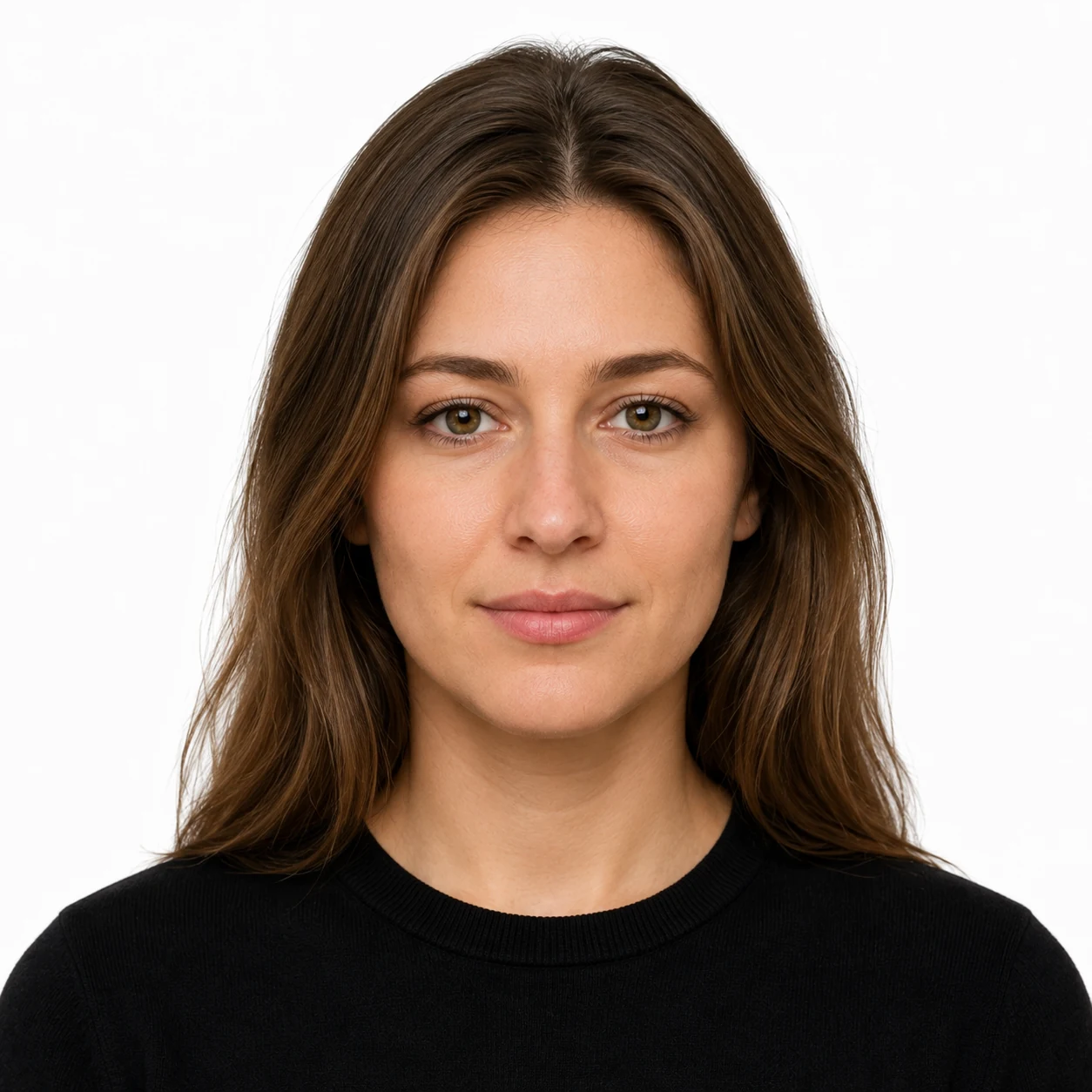 Two inch ID photo example